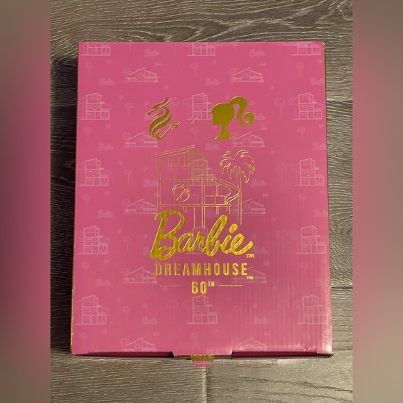 Barbie Other - NEW: BARBIE DREAM HOUSE 60th Dragon Glassware 17.5 OZ Set of Two Gold Glasses